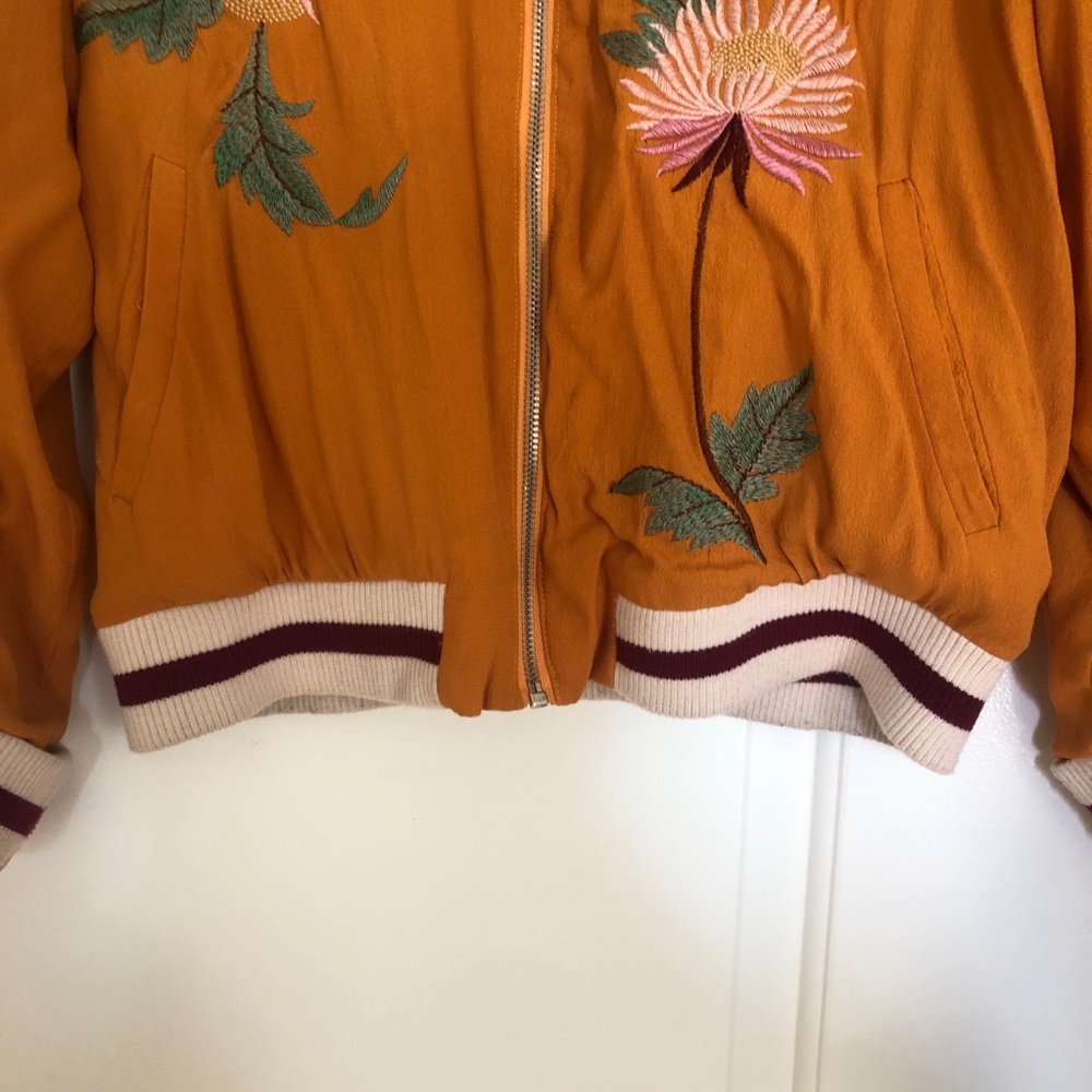 Embroidered Bomber Jacket - Picture 4 of 8